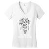 Free Your Mind One Puff At A Time Women's V-Neck T-Shirt