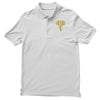 tribal print elephant geometric gold animals cool Men's Polo Shirt