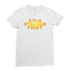 kylo stabbed first Ladies Fitted T-Shirt