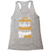 My Daughter Is Super Awesome Her Mom Racerback Tank