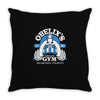 obelix's gym Throw Pillow