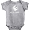 mortal kombat x dragon game logo Baby Bodysuit