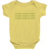 i am a ganius Baby Bodysuit