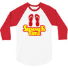 summer time flip flops 3/4 Sleeve Shirt