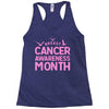 breast cancer awareness month Racerback Tank
