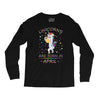 Unicorns are born in April Long Sleeve Shirts
