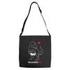 pregnant rex Adjustable Strap Totes