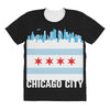 Chicago City All Over Women's T-shirt