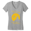 i drive a stick   halloween superpower Women's V-Neck T-Shirt