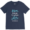 Mom Great Job I'm Awesome Love Happy Mother's Day V-Neck Tee