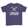 I Survived Foot Surgery Youth Tee