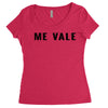me vale Women's Triblend Scoop T-shirt