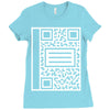 qr composition Ladies Fitted T-Shirt