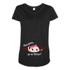 Disculpame Ya Es Marzo? Maternity Scoop Neck T-shirt
