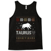 santa taurus christmas ugly t shirts Tank Top
