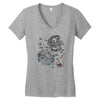 the last great battle Women's V-Neck T-Shirt