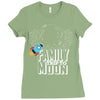 Family Trip To Moon Ladies Fitted T-Shirt