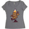 cool characters Women's Triblend Scoop T-shirt