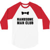 Handsome Man Club Bow Tie 3/4 Sleeve Shirt