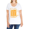 iowa city beer Ladies Curvy T-Shirt