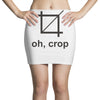 oh crop Mini Skirts