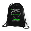 lymphoma awareness story Drawstring Bags