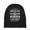 And 8th Day God Look Down So God Made A Leo Guy, Nice, Made, Look, Goo Baby Beanies