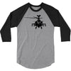 military attach helicopter gunship 3/4 Sleeve Shirt