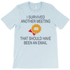 i survived another meeting rectangle T-Shirt