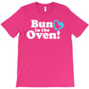 Bun in the Oven with Heart Baby Boy T-Shirt