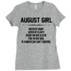 August Girl Hated By Many Ladies Fitted T-Shirt