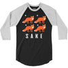 four fox sake 3/4 Sleeve Shirt