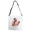 khabıb nurmagamedov painting Adjustable Strap Totes