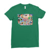 rude funny cotton dick of the world, ideal gift, birthday present Ladies Fitted T-Shirt