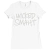 wicked smart smaht Ladies Fitted T-Shirt