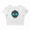 mustache animal Crop Top