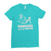 frankensolo meets the wook man Ladies Fitted T-Shirt