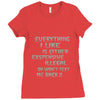 everything i like girls Ladies Fitted T-Shirt