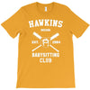 hawkins babysitting club indiana mike dustin eleven demogorgon strange T-Shirt
