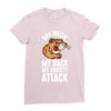 my neck my back my anxiety attack opossum guys tee Ladies Fitted T-Shirt