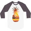 pineapple and beach 3/4 Sleeve Shirt