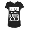bars to the stars Maternity Scoop Neck T-shirt