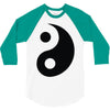 yin yang 3/4 Sleeve Shirt