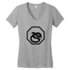 snake black Women's V-Neck T-Shirt