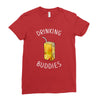 Drinking Buddies Juice Ladies Fitted T-Shirt