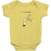let's get naked Baby Bodysuit