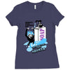 monkey have a shower wet Ladies Fitted T-Shirt