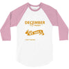I'm a december woman I was born with my heart 3/4 Sleeve Shirt
