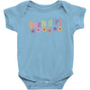 geek girl daisies Baby Onesie