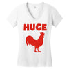 huge cock Women's V-Neck T-Shirt